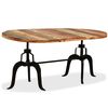 vidaXL Dining Table Solid Reclaimed Wood and Steel 180 cm
