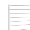 vidaXL Metal Bed Frame without Mattress with Footboard White 150x200cm