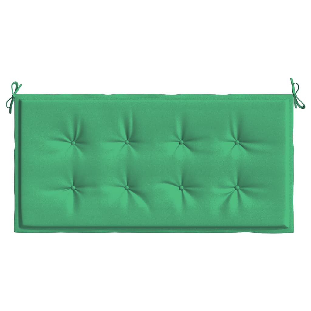 vidaXL Garden Bench Cushion Green 120x50x4 cm Oxford Fabric