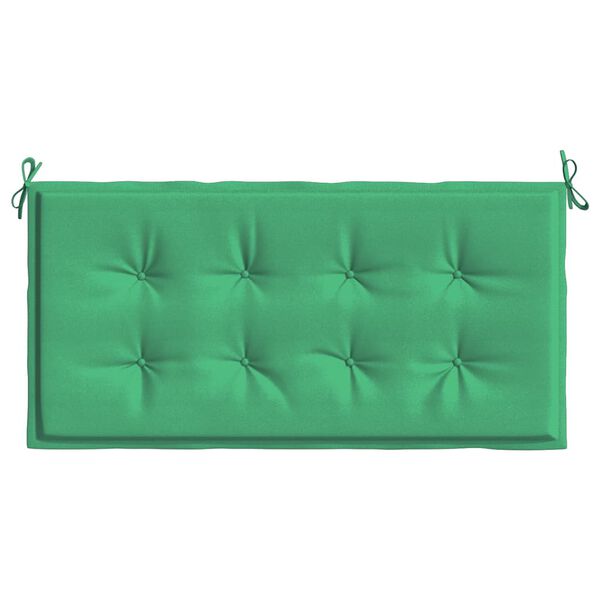 vidaXL Garden Bench Cushion Green 120x50x4 cm Oxford Fabric