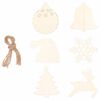 vidaXL Christmas Tree with 30 LEDs Natural 90 cm Solid Ash wood