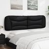vidaXL Headboard Cushion "Hvar" Black 183 cm King Faux Leather