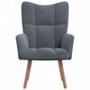 vidaXL Relaxing Chair Dark Grey Velvet