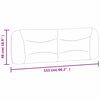 vidaXL Headboard Cushion "Hvar" Dark Grey 153 cm Fabric