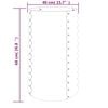 vidaXL Garden Planter Galvanised Steel 40x40x68 cm Silver