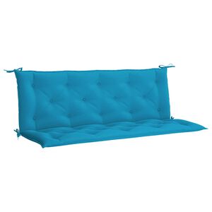 vidaXL Garden Bench Cushion Light Blue 150x(50+50)x7cm Oxford Fabric