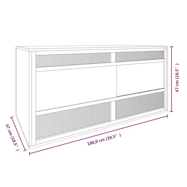 vidaXL Terrarium Engineered Wood