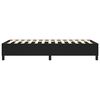 vidaXL Bed Frame without Mattress Black Twin Faux Leather (US Only)