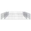 vidaXL Gabion Raised Bed Galvanised Steel 200x100x20 cm
