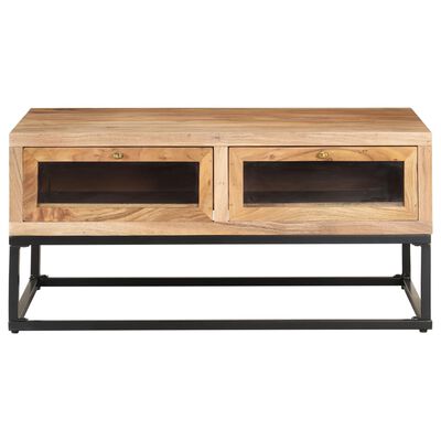 vidaXL Coffee Table 90x60x40 cm Solid Acacia Wood