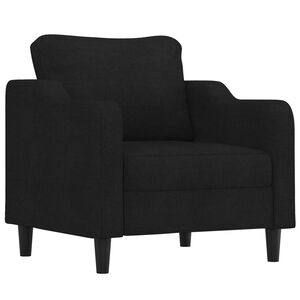 vidaXL Sofa Chair Black 60 cm Fabric