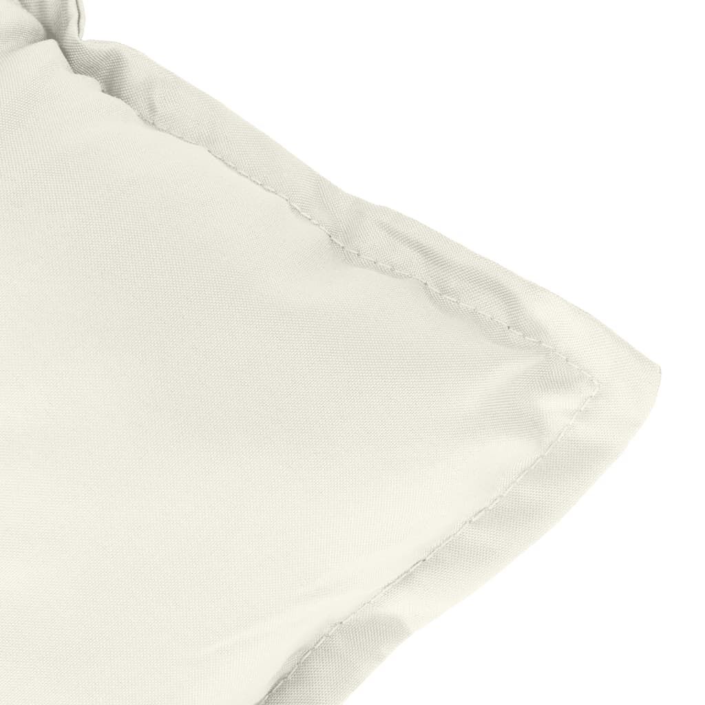 vidaXL Garden Bench Cushion Melange Cream 100x50x7 cm Fabric
