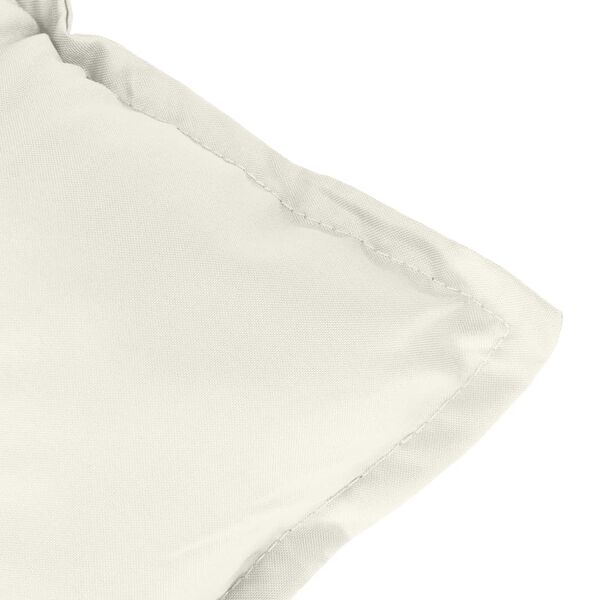 vidaXL Garden Bench Cushion Melange Cream 100x50x7 cm Fabric