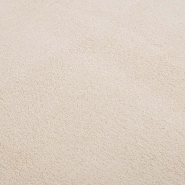 vidaXL Washable Rug Soft Shaggy Beige 160x230 cm Anti Slip