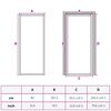 vidaXL Interior Door ESG Glass and Aluminium 83x201.5 cm Black
