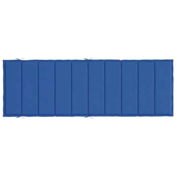 vidaXL Sun Lounger Cushion Royal Blue 186x58x4cm Oxford Fabric