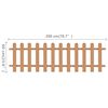 vidaXL Picket Fence WPC 200x60 cm