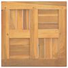 vidaXL Square Table Top 40x40x2.5 cm Solid Wood Teak