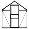 vidaXL Greenhouse with Base Frame Anthracite Aluminium 3.61 m²