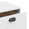 vidaXL Drawer Cabinet VIKEN White Engineered Wood