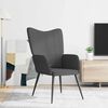 vidaXL Relaxing Chair Dark Grey Fabric