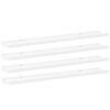 vidaXL Wall Shelves 4 pcs White 100x9x3 cm