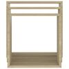 vidaXL Wall Cube Shelves 3 pcs Sonoma Oak