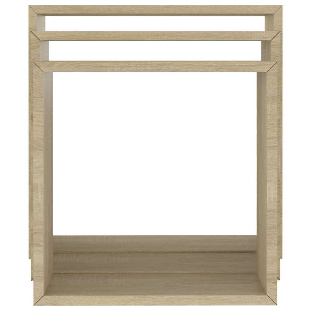 vidaXL Wall Cube Shelves 3 pcs Sonoma Oak