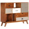 vidaXL Sideboard 115x35x86 cm Solid Acacia Wood