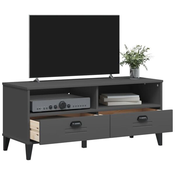 vidaXL TV Cabinet VIKEN Anthracite Grey Engineered Wood