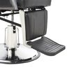 vidaXL Barber Chair Black 72x68x98 cm Faux Leather