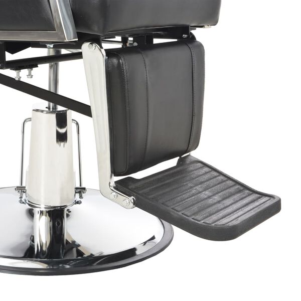 vidaXL Barber Chair Black 72x68x98 cm Faux Leather