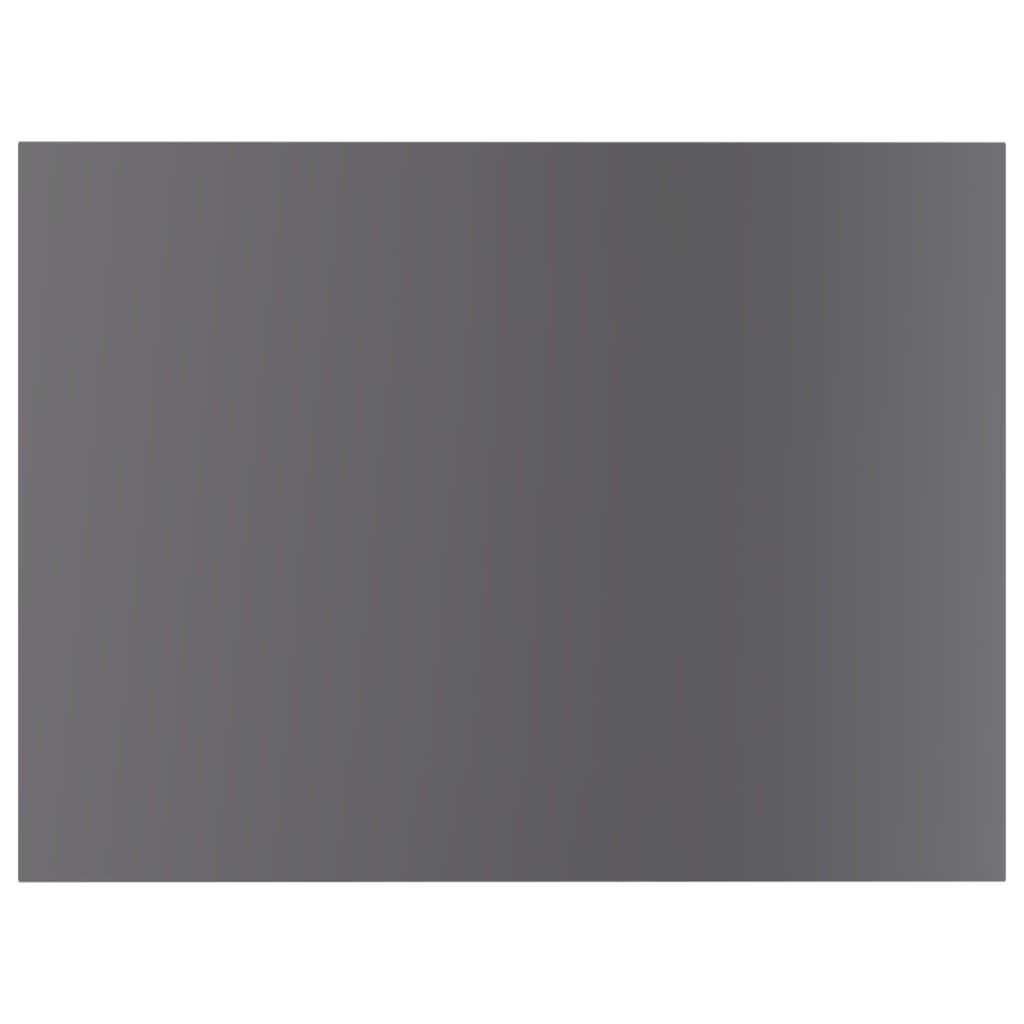 vidaXL Bookshelf Boards 8 pcs High Gloss Grey 40x30x1.5 cm Engineered Wood