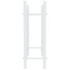 vidaXL Wine Rack for 36 Bottles White Metal