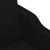 vidaXL 2-Seater Sofa Black 140 cm Fabric