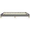 vidaXL Bed Frame without Mattress Dark Grey California King Fabric (US Only)