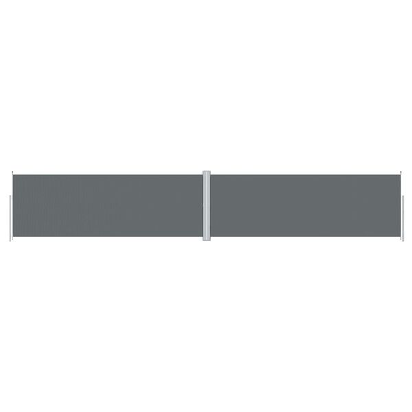 vidaXL Retractable Side Awning Anthracite 180x1000 cm