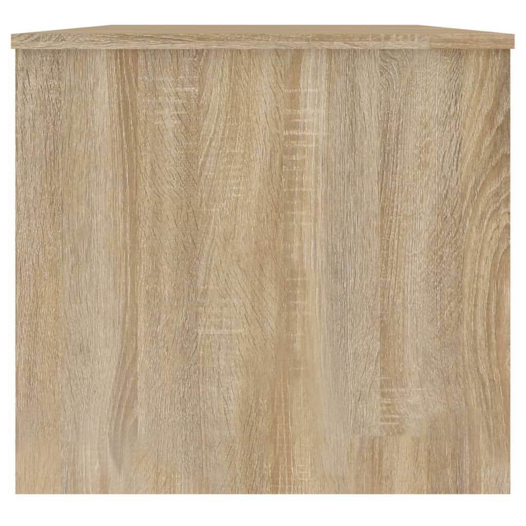 vidaXL Coffee Table Sonoma Oak 102x50.5x46.5 cm Engineered Wood
