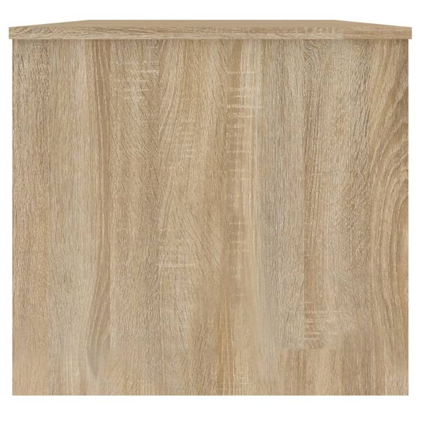 vidaXL Coffee Table Sonoma Oak 102x50.5x46.5 cm Engineered Wood