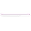 vidaXL Curtain Rails 2 pcs White and Silver 60-105 cm Aluminium