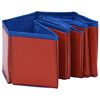 vidaXL Foldable Dog Swimming Pool Red 80x20 cm PVC