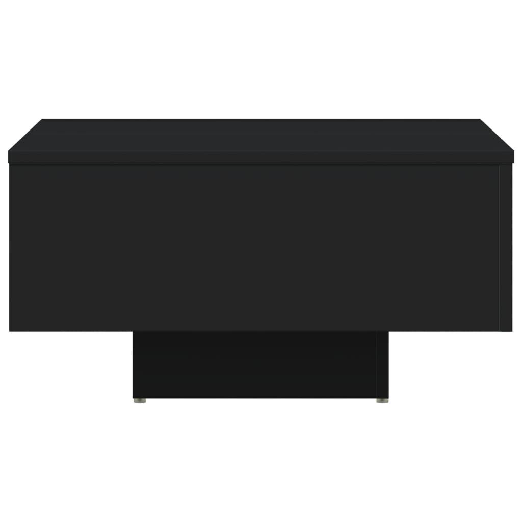 vidaXL Coffee Table Black 60x60x31.5 cm Engineered Wood