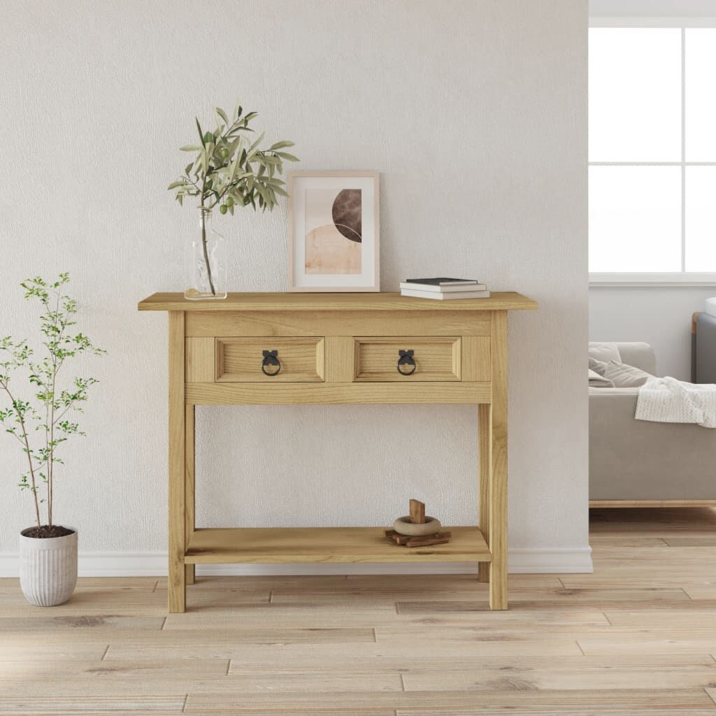 vidaXL Console Table Mexican Pine Corona Range 93x34.5x73 cm