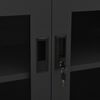 vidaXL Office Cabinet Anthracite 90x40x70 cm Steel