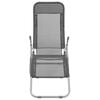vidaXL Folding Sun Loungers 2 pcs Textilene Anthracite