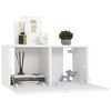 vidaXL Hanging TV Cabinet White 60x30x30 cm