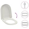 White Soft-close Toilet Seat Square