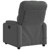 vidaXL Electric Massage Recliner Chair Dark Grey Fabric