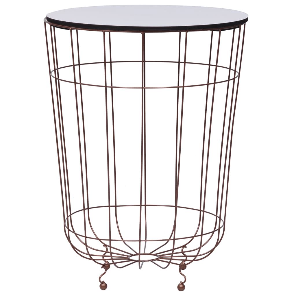 vidaXL Coffee Table Gold Ø 40 cm