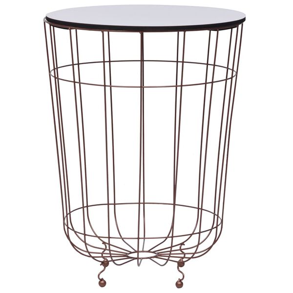 vidaXL Coffee Table Gold Ø 40 cm